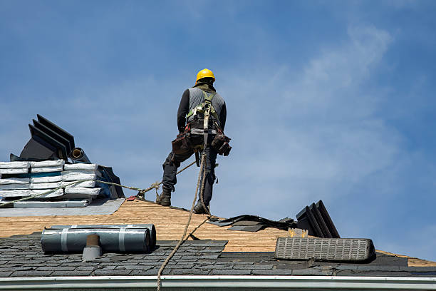 Professional Gutter Installation technician working in Altamonte Springs, FL